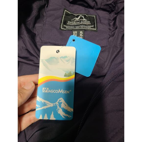 Magcomsen xl women's casual bomber down jacket new with tags - Picture 4 of 8